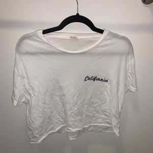 california brandy melville tee white